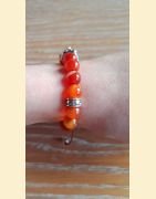 Bracelet en cornaline