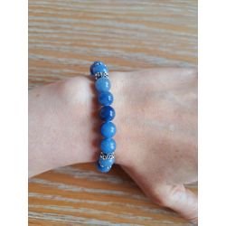 Bracelet en aventurine bleue