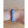 Bracelet en aventurine bleue