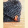 Headband tweed noir