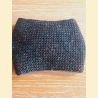 Headband tweed noir