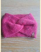 Headband tweed rose