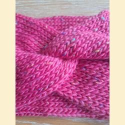 Bandeau tweed rose