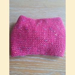 Bandeau tweed rose
