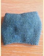 Headband tweed vert d'eau