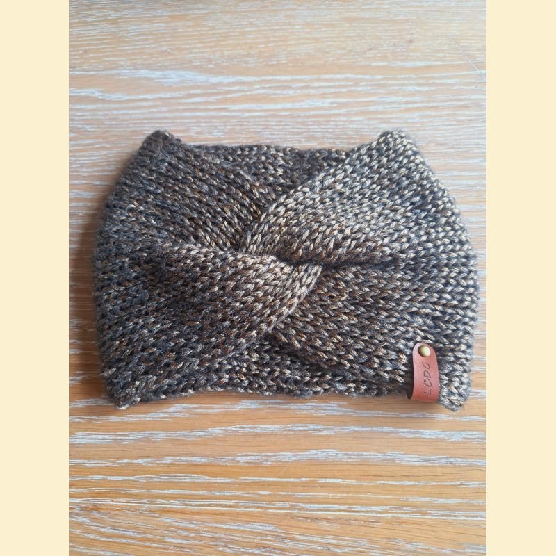 Headband metallico brun Headband metallico brun