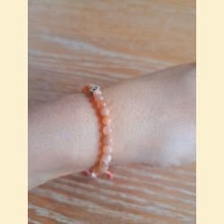 Bracelet "minéral fin" pierre de soleil