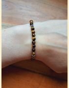 Bracelet "minéral fin" œil de tigre