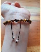 Bracelet "minéral fin" œil de tigre