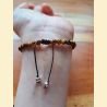 Bracelet "minéral fin" œil de tigre