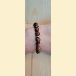 Bracelet en jaspe Picasso