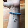 Bracelet en aventurine bleue