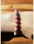 Bracelet en rhodonite