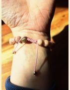 Bracelet en rhodonite