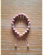 Bracelet en rhodonite