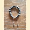 Bracelet en jaspe gris