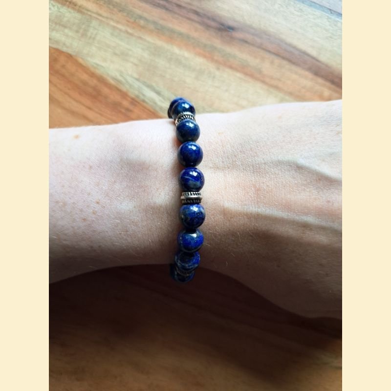 Bracelet en lapis lazuli Bracelet en lapis lazuli
