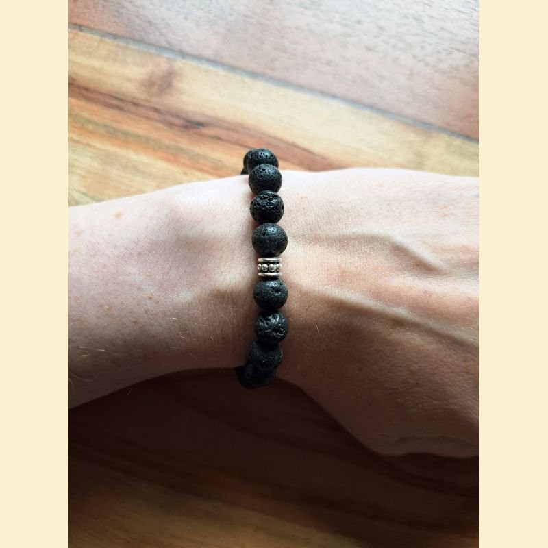 Bracelet en pierre de lave Bracelet en pierre de lave
