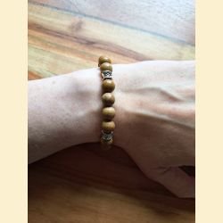 Bracelet bois fossile