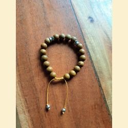 Bracelet bois fossile