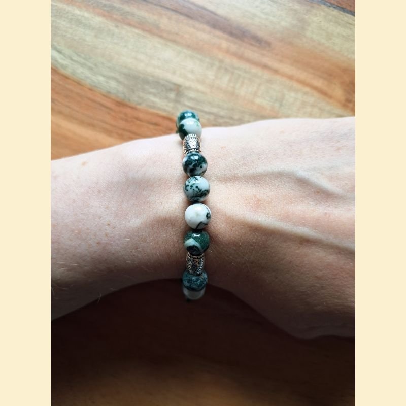 Bracelet en agate arbre