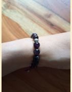 Bracelet dark améthyste