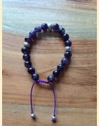 Bracelet dark améthyste
