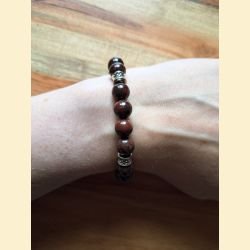 Bracelet en jaspe arc en ciel