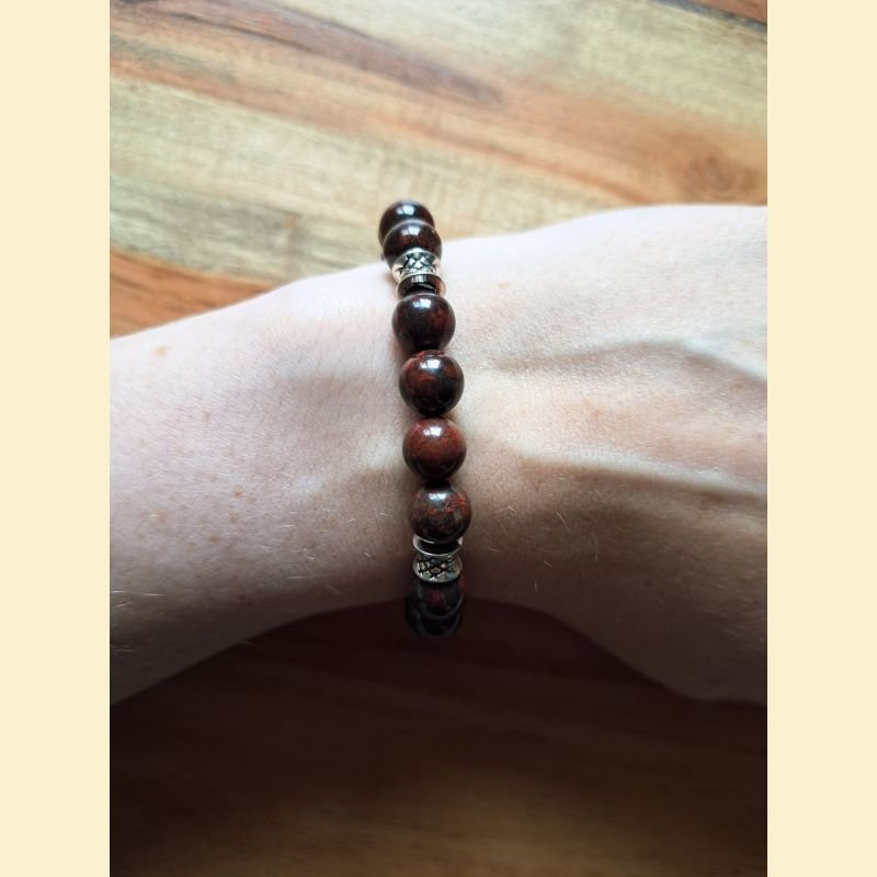 Bracelet en jaspe arc en ciel Bracelet en jaspe arc en ciel