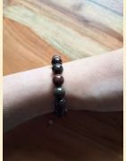 Bracelet en jaspe arc en ciel