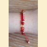 Bracelet "minéral et cristal" cornaline