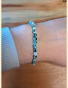 Bracelet "minéral fin" agate arbre