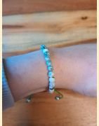 Bracelet "minéral fin" agate arbre