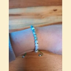 Bracelet "minéral fin" agate arbre