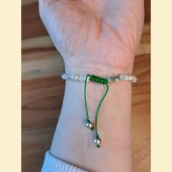 Bracelet "minéral fin" agate arbre