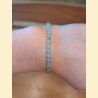Bracelet "minéral fin" aventurine verte