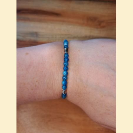 Bracelet "minéral fin" apatite