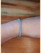Bracelet "minéral fin" angélite