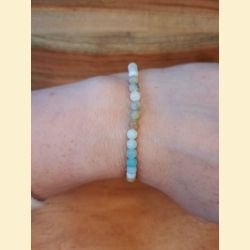 Bracelet "minéral fin" amazonite