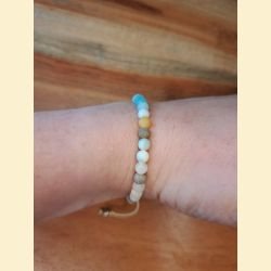 Bracelet "minéral fin" amazonite