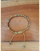 Bracelet "minéral fin" bois fossile