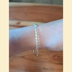 Bracelet "minéral fin" cristal de roche