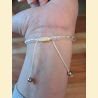 Bracelet "minéral fin" cristal de roche