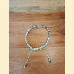 Bracelet "minéral fin" cristal de roche