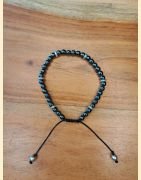 Bracelet "minéral fin" hématite