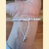 Bracelet "minéral fin" howlite