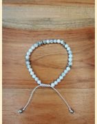 Bracelet "minéral fin" howlite
