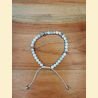 Bracelet "minéral fin" howlite