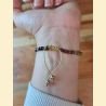 Bracelet "minéral fin" jaspe mokaïte