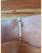 Bracelet "minéral fin" pierre de lune